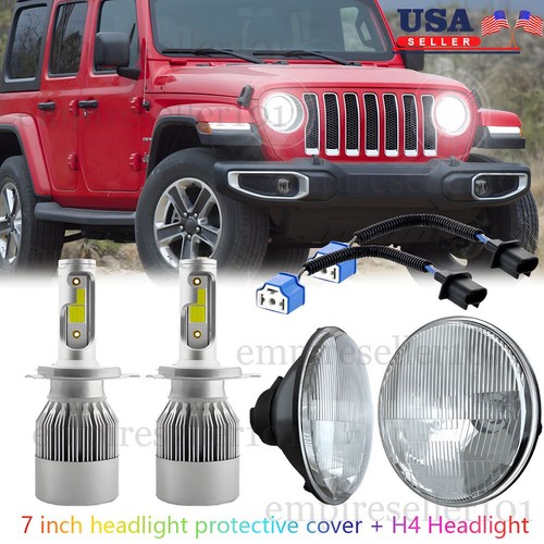 Inch led glass headlight - 7,